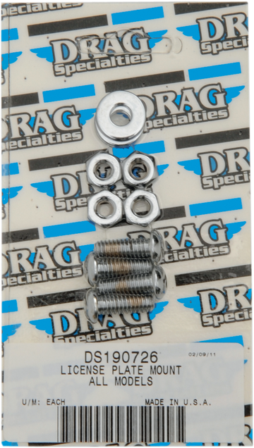 DS-190726 - DRAG SPECIALTIES Socket Head License Plate Mount MK190