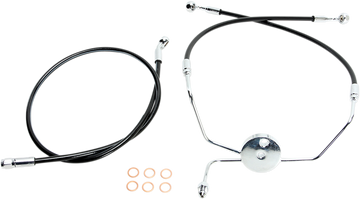 1741-5085 - MAGNUM Brake Line - Front - XR - Black SBC1304-33