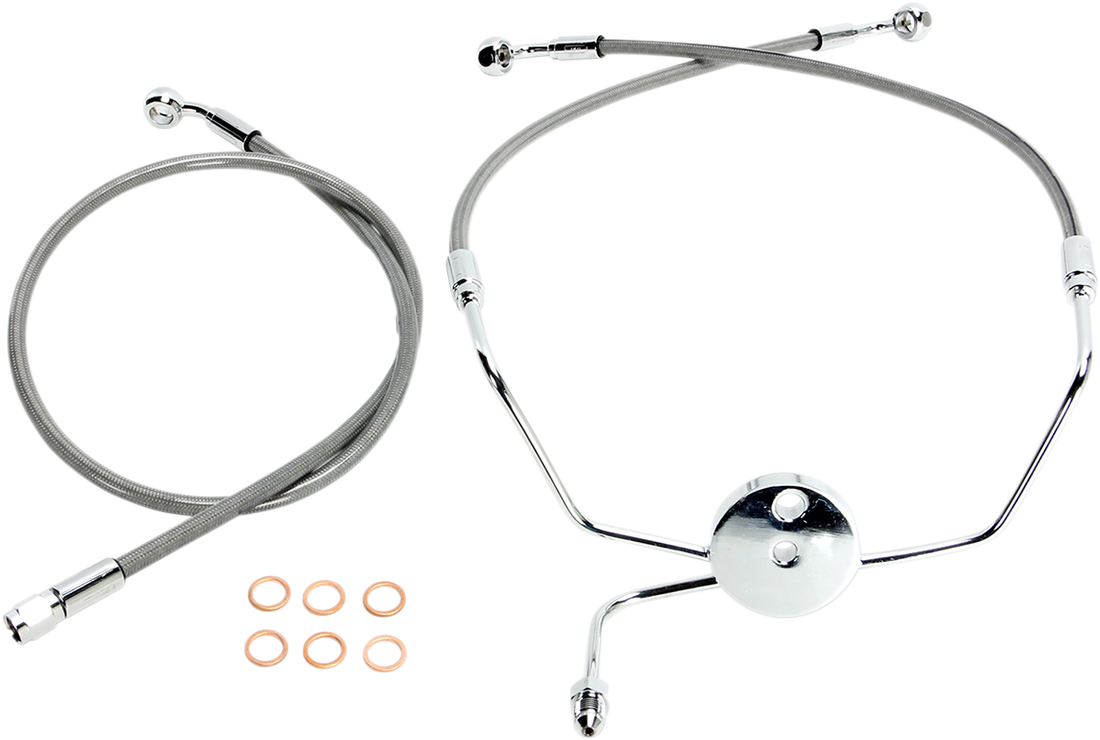 1741-5089 - MAGNUM Brake Line - Front - XR - Stainless Steel SSC1307-33