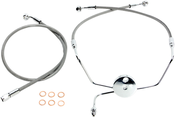 1741-5089 - MAGNUM Brake Line - Front - XR - Stainless Steel SSC1307-33