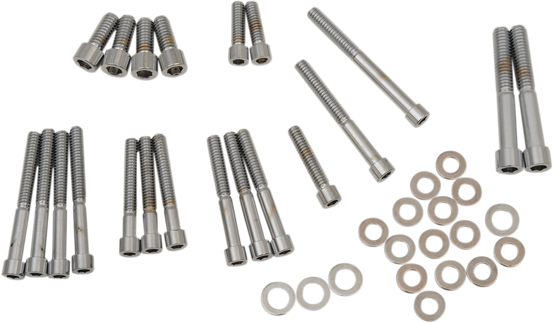 DS-190878S - DRAG SPECIALTIES Smooth Side Cover Bolt Set - XL MK265S