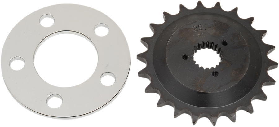 DS-191053 - DRAG SPECIALTIES Offset Sprocket Kit - 22-Tooth 191368-BX-LB1