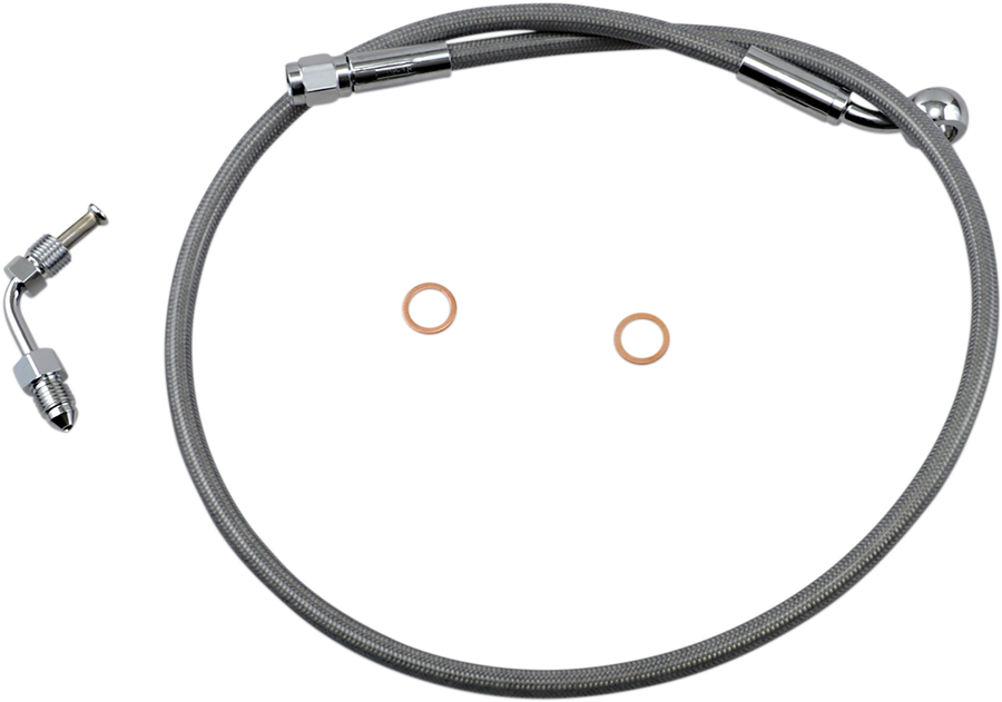 1741-5714 - MAGNUM Brake Line - Upper with Adapter - Sterling Chromite II SSC1501-30