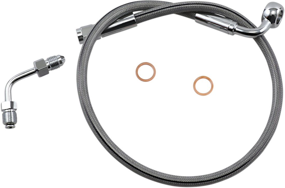 1741-5718 - MAGNUM Brake Line - Upper with Adapter - Sterling Chromite II SSC1502-21