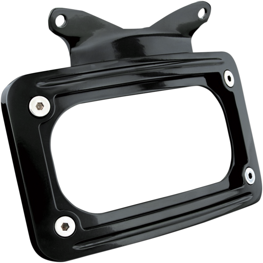 2030-0648 - KURYAKYN Curved License Plate Mount - Black 3147