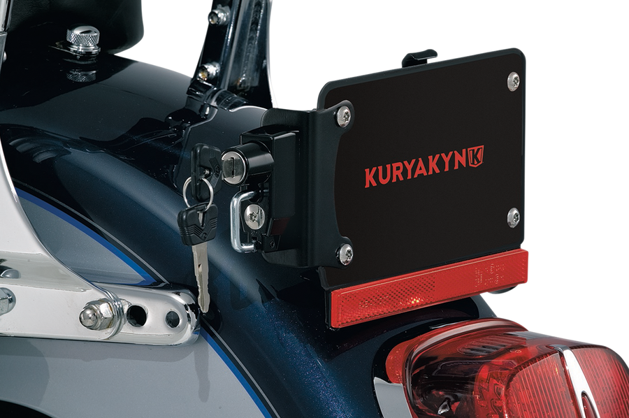 2030-0877 - KURYAKYN License Plate Mount - with Lock 4248