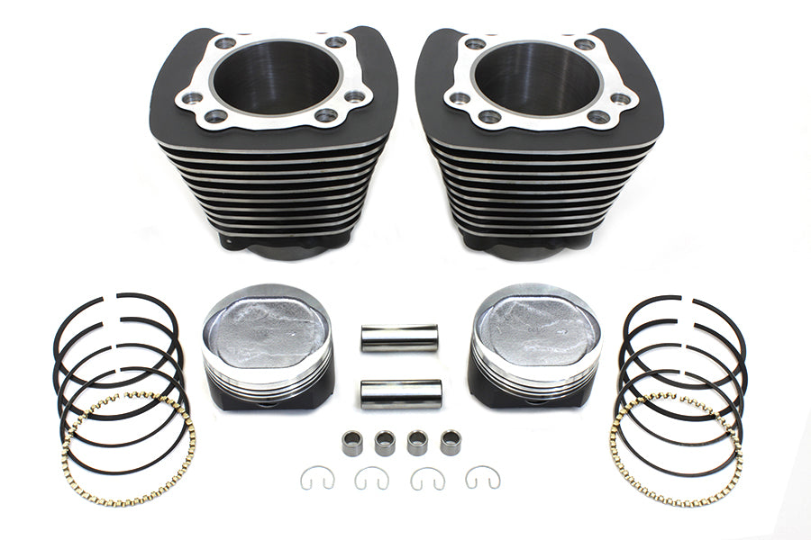 11-0595 - 883cc to 1200cc Cylinder and Piston Conversion Kit Black