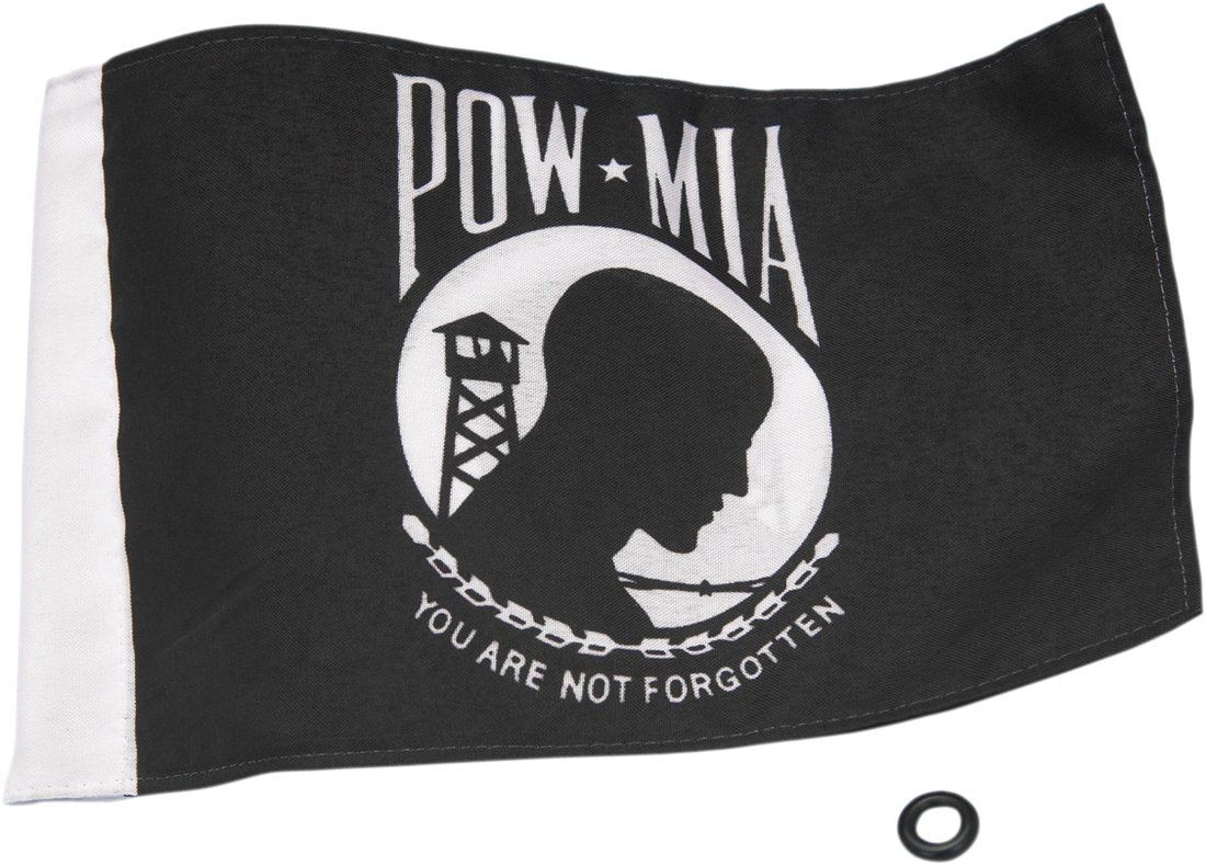 9001-0003 - SHOW CHROME Pow/Mia Flag - 5 1/2" X 8" 4-240 POW