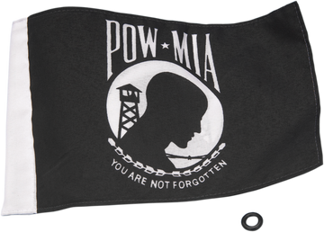 9001-0003 - SHOW CHROME Pow/Mia Flag - 5 1/2" X 8" 4-240 POW