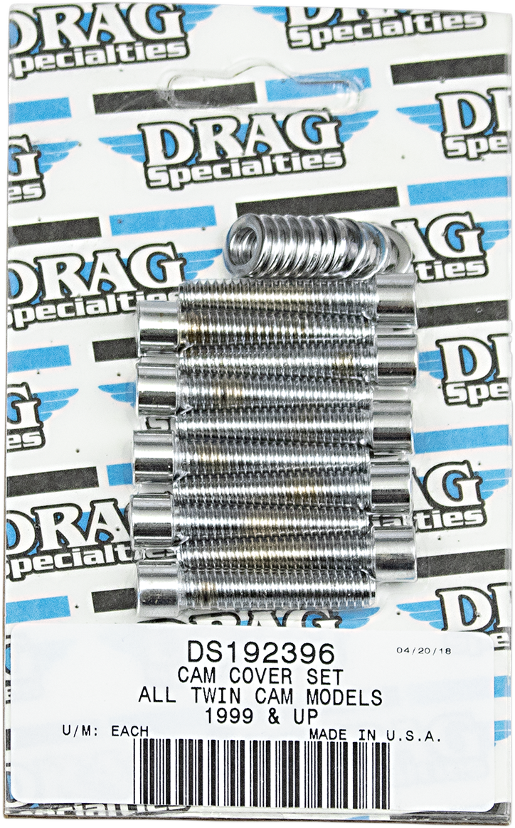 DS192396 - DRAG SPECIALTIES Socket-Head Smooth Camshaft Cover Bolt Kit MK373S