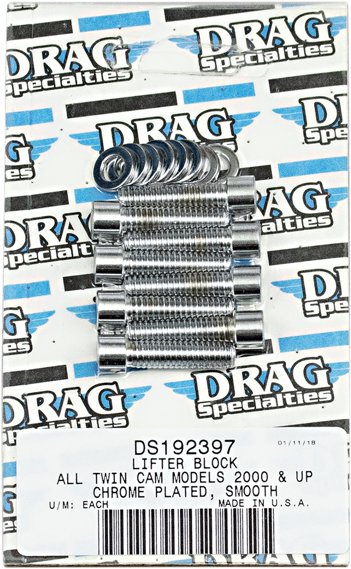 DS192397 - DRAG SPECIALTIES Socket-Head Smooth Lifter Bolt Kit - Twin Cam MK378S