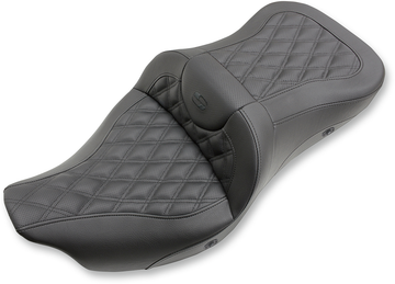 0801-1042 - SADDLEMEN Extended Reach Road Sofa Seat - Lattice Stitched - Heated 808-07B-184HCT