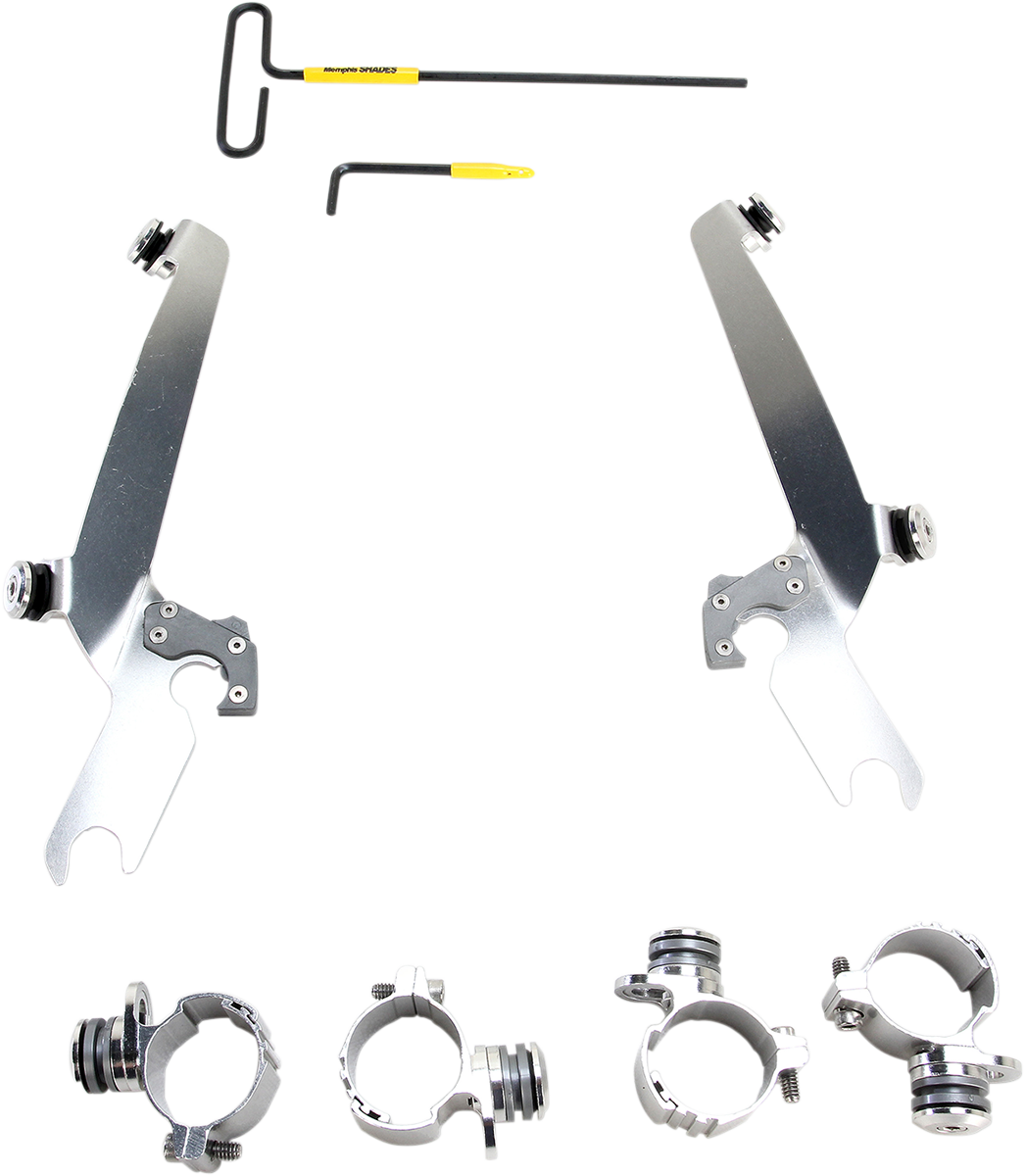 2320-0168- MEMPHIS SHADES Sportshield Trigger-Lock Mounting Kit - Polished - XL883 MEK2000