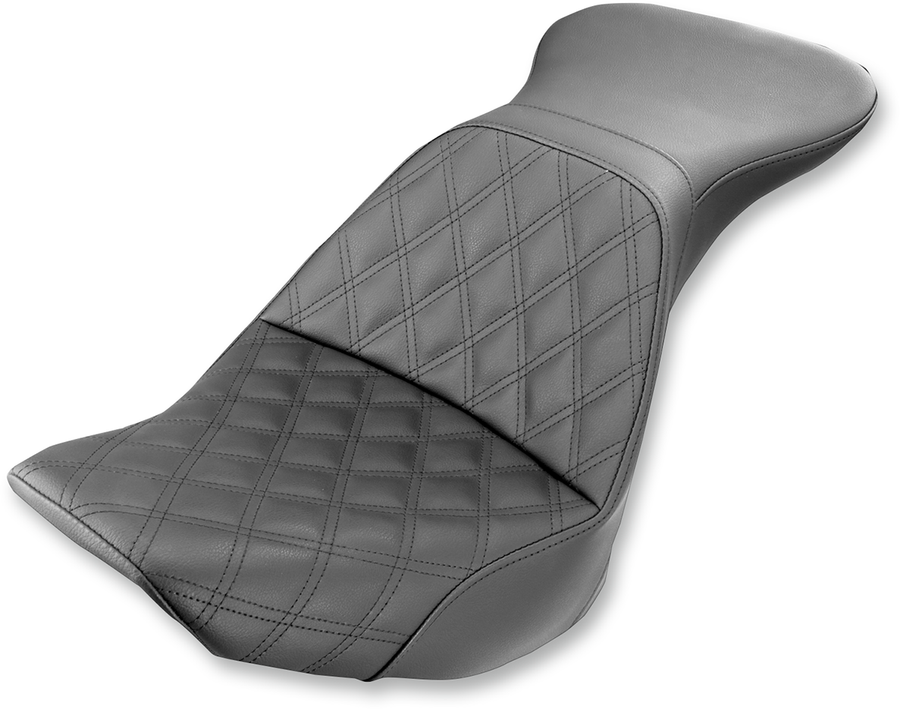 0802-0919 - SADDLEMEN Explorer Seat - Lattice Stitched - FLSTN 806-15-029LS