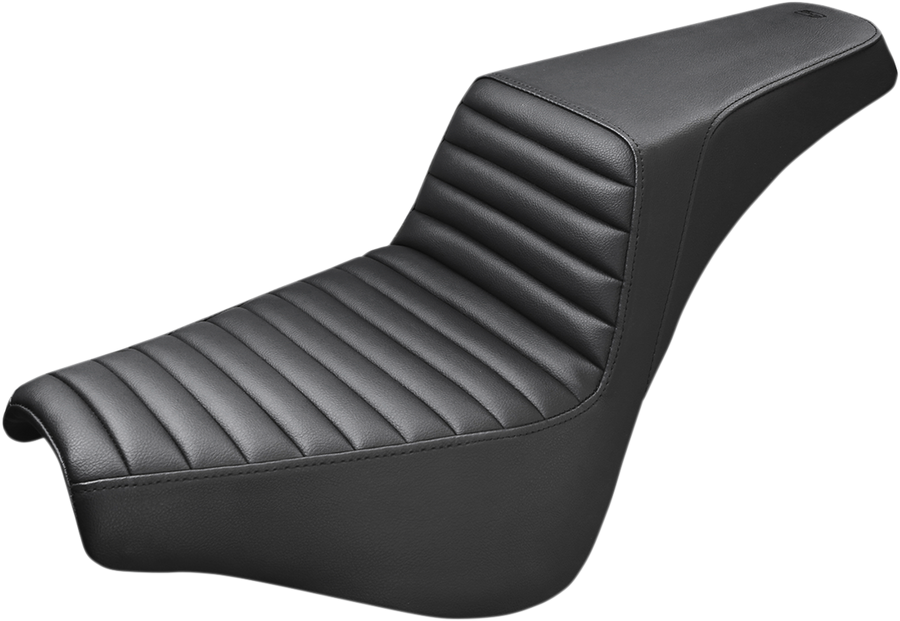 0802-0961 - SADDLEMEN Step-Up Seat - Front Tuck-n-Roll - Black 818-30-171