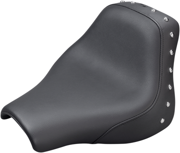 0802-1000 - SADDLEMEN Seat - Renegade* Solo - Black - Studded 818-28-001