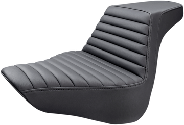 0802-1009 - SADDLEMEN Step-Up Seat - Front Tuck-n-Roll - Black 818-27-171