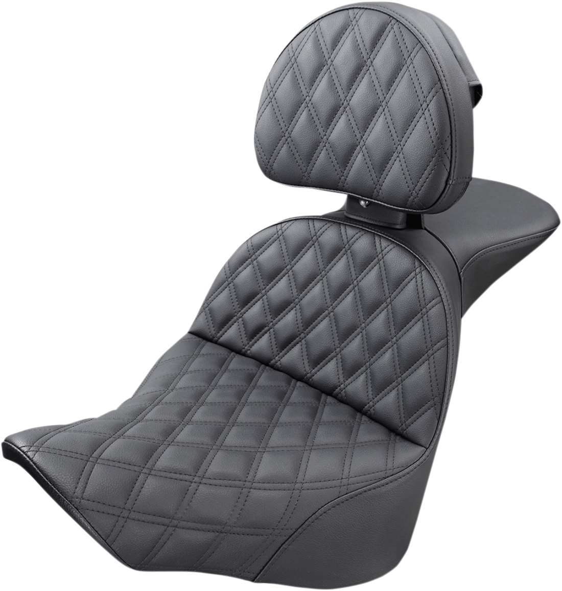 0802-1023 - SADDLEMEN Explorer Seat - Lattice Stitched - Backrest 818-27-030LS