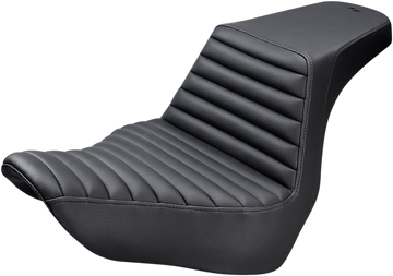 0802-1034 - SADDLEMEN Step-Up Seat - Front Tuck-n-Roll - Black 818-29-171