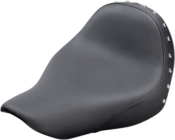 0802-1042 - SADDLEMEN Seat - Renegade* Solo - Black - Studded 818-29-001