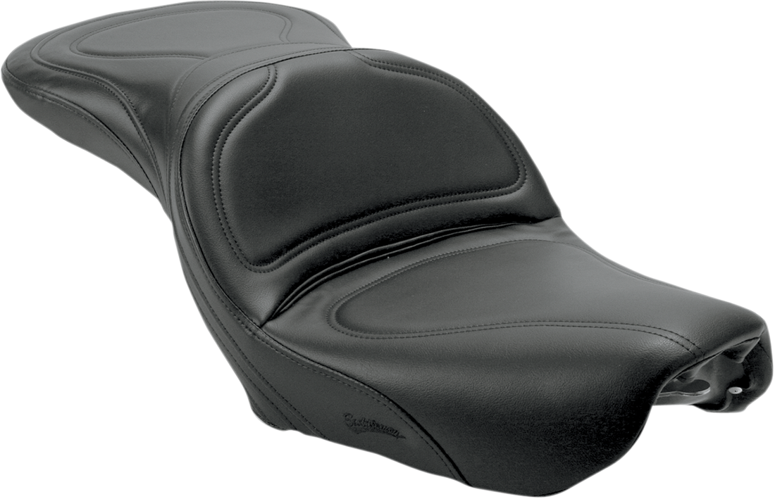 0803-0143 - SADDLEMEN Seat - Explorer* - Without Backrest - Stitched - Black - FXDWG '04-'05 804-05-0291