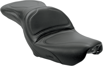 0803-0143 - SADDLEMEN Seat - Explorer* - Without Backrest - Stitched - Black - FXDWG '04-'05 804-05-0291