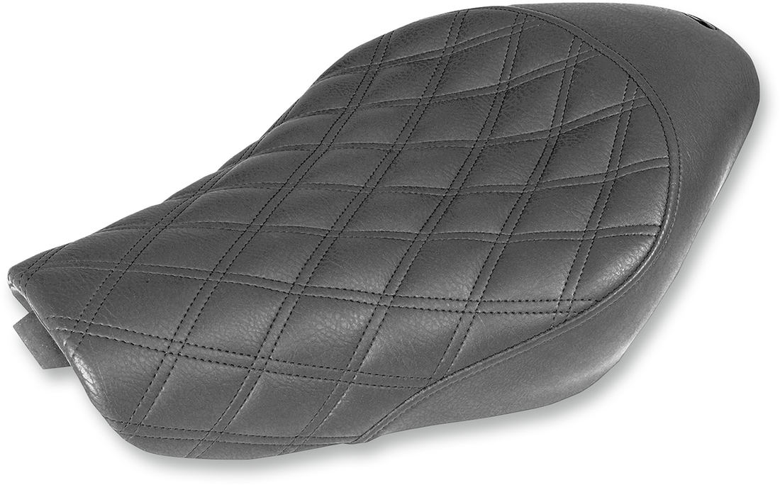 0804-0660 - SADDLEMEN Renegade Solo Seat - Lattice Stitched - Black - XL 807-03-002LS