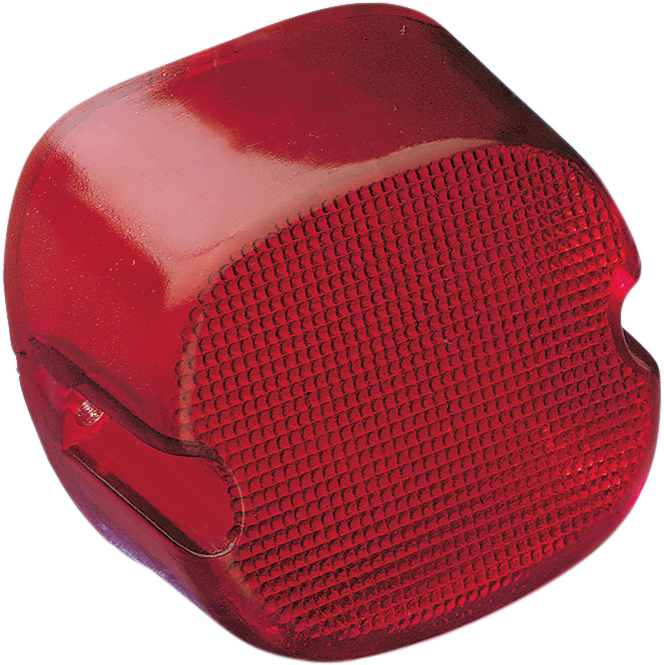 DS-272037 - DRAG SPECIALTIES Taillight Lens - Bottom Tag Window - Red 12-0018D-BC446