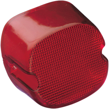 DS-272037 - DRAG SPECIALTIES Taillight Lens - Bottom Tag Window - Red 12-0018D-BC446