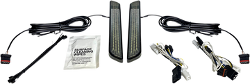 2040-2649 - CUSTOM DYNAMICS LED Fork Light - Smoke - Black CD-FORK-BCM-SB