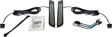 2040-2653 - CUSTOM DYNAMICS LED Fork Light - Smoke - Black CD-FORK-HD-SB