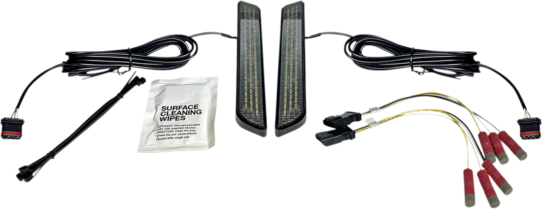 2040-2665 - CUSTOM DYNAMICS LED Fork Light - Smoke - Black CD-FORK-UNV-SB