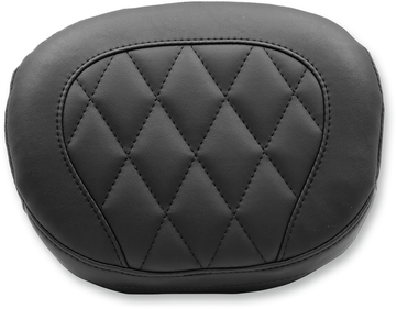 0822-0312 - MUSTANG Sissy Bar Pad - Large - Black - Diamond - FXS/FLS 76768