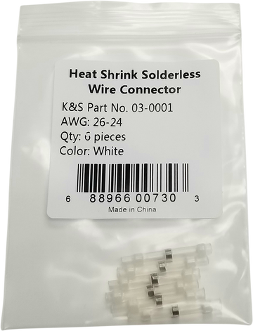 2120-1052 - K&S TECHNOLOGIES Wire Connector - AWG 26-24 03-0001