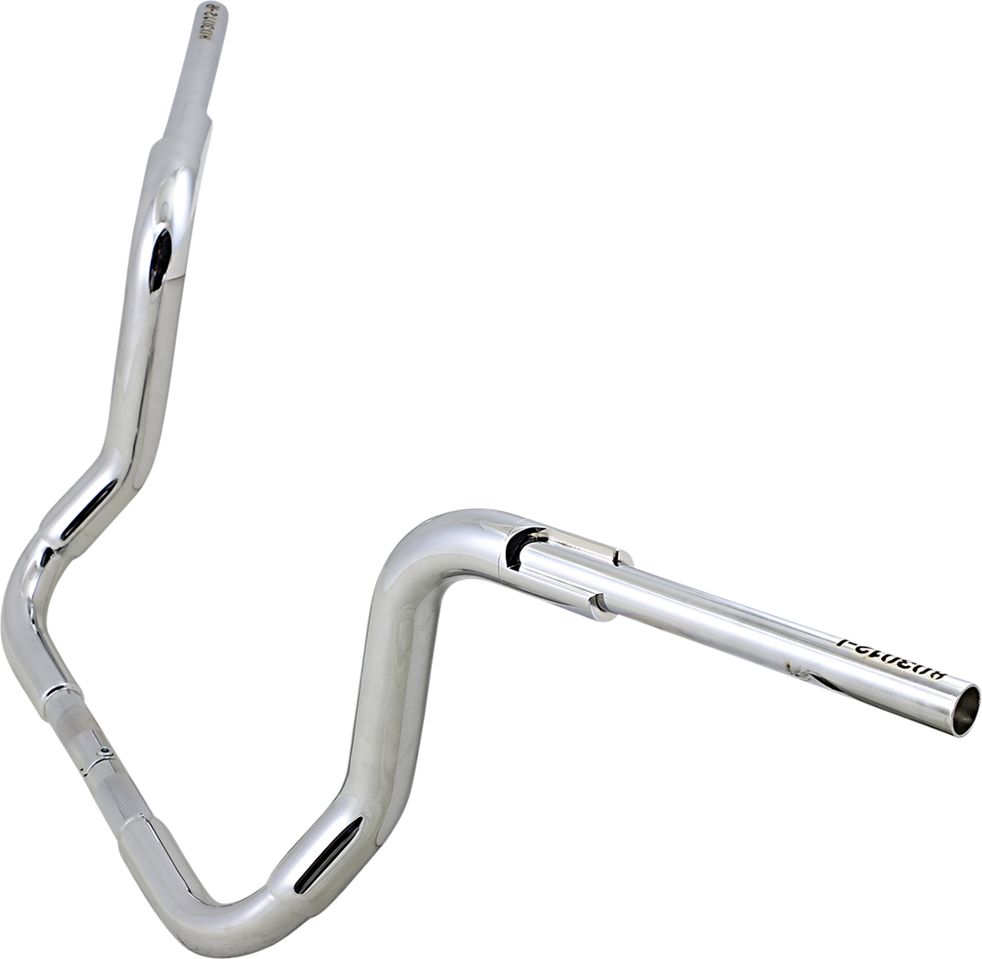 0601-5271 - FAT BAGGERS INC. Handlebar - Rounded Top - 12" - Chrome 803012