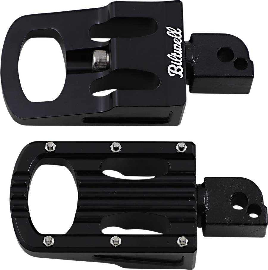 1620-2173 - BILTWELL Punisher Footpeg - Passenger - Black - M8 7005-203-04