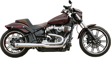 1800-2486 - S&S CYCLE 2:1 50 State Exhaust for M8 Softail - Chrome 550-0847B