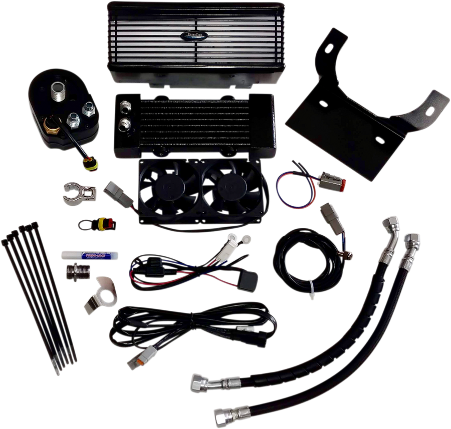 0713-0147 - ULTRACOOL Oil Cooler Kit - Black RF-1G