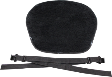0810-1654 - SADDLEMEN Pad - Seat - Breathable Fleece - Jumbo - Black BG990F