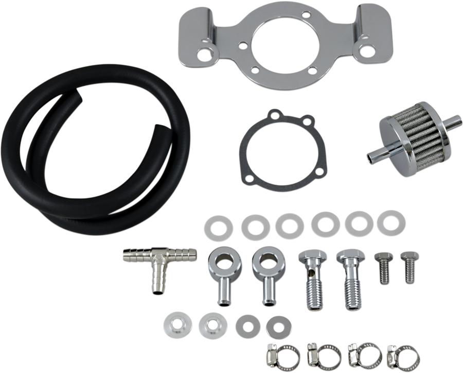 DS-289126 - DRAG SPECIALTIES Crankcase Breather Kit - '91-'06 XL 120087-BC514