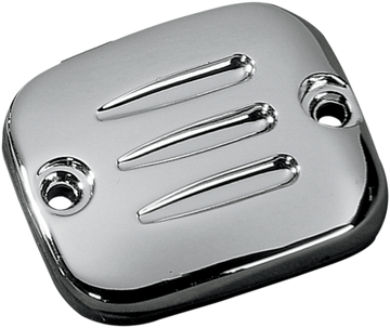 DS-373814 - DRAG SPECIALTIES Master Cylinder Cover - Front - Grooved 373814-BC101