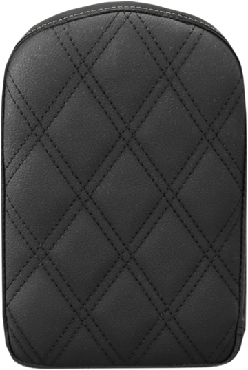 0822-0326 - SADDLEMEN Sissy Bar Pad - Lattice Stitched - Black 041143