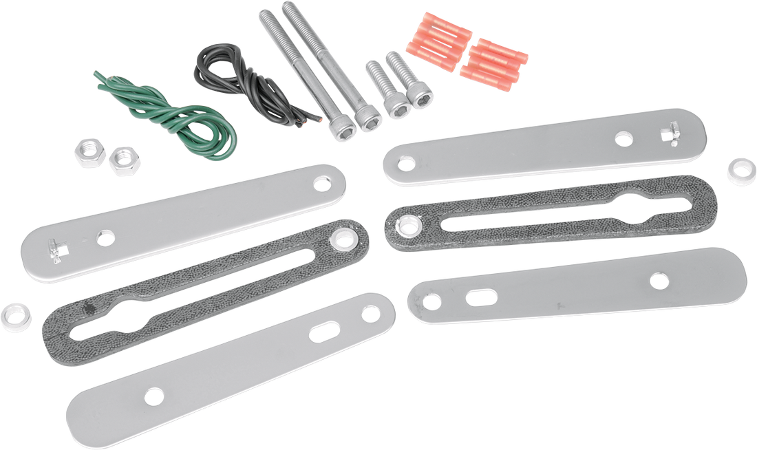 2020-0349 - SADDLEMEN Turn Signal Relocation Kit - Sportster - Chrome 2020-0349