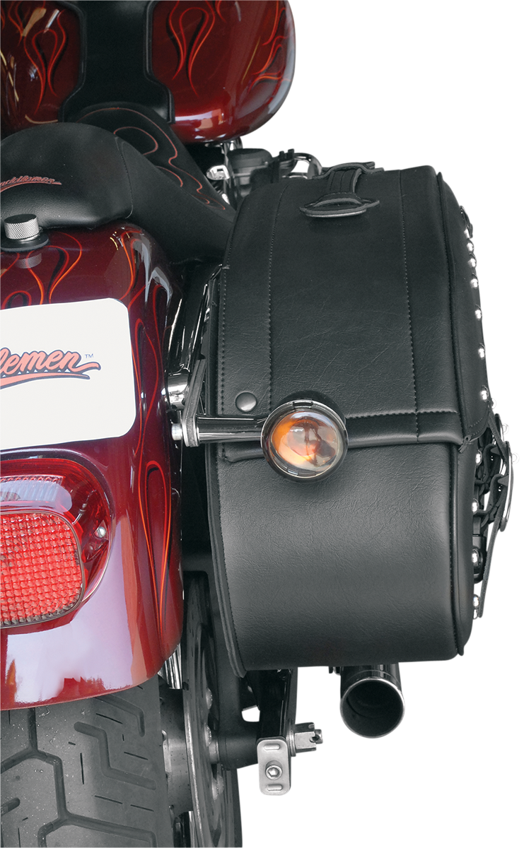 3501-0224 - SADDLEMEN Drifter Rigid Slant Saddlebag 3501-0224