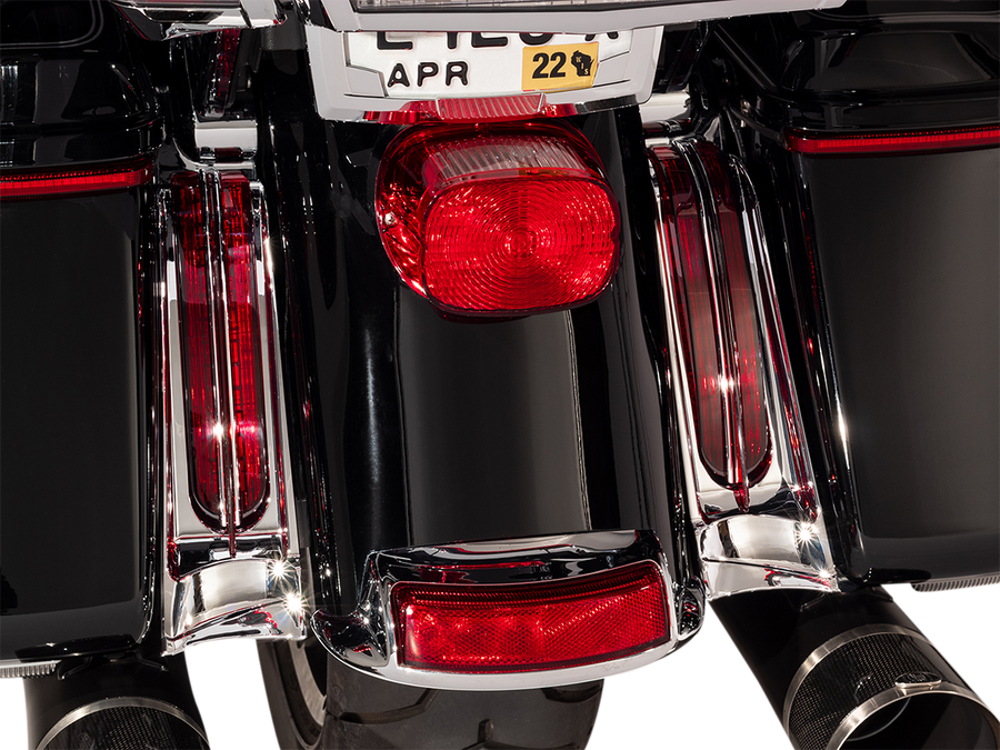 2040-2675 - CIRO Filler Panel Lights - Red/Chrome 40050