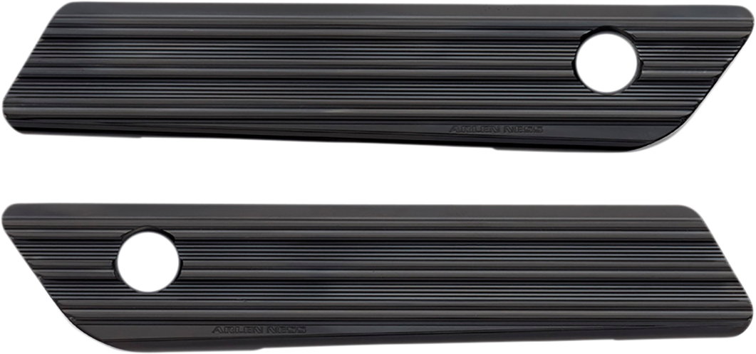 3501-1634 - ARLEN NESS Saddlebag Latch Covers - Black 03-603