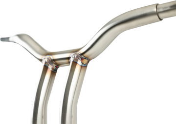 0601-5401 - LA CHOPPERS Handlebar - Kage Fighter - One Piece - Bent - 10" - Stainless Steel LA-7338-10SS