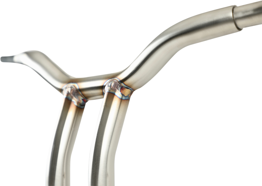 0601-5403 - LA CHOPPERS Handlebar - Kage Fighter - One Piece - Bent - 14" - Stainless Steel LA-7338-14SS