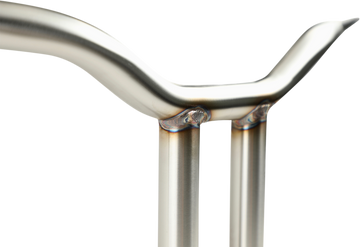0601-5398 - LA CHOPPERS Handlebar - Kage Fighter - One Piece - 10" - Stainless Steel LA-7337-10SS