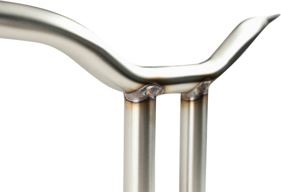 0601-5398 - LA CHOPPERS Handlebar - Kage Fighter - One Piece - 10" - Stainless Steel LA-7337-10SS